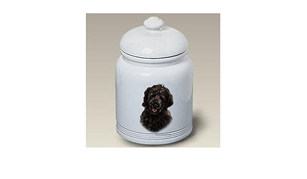 Download Amazon Com Goldendoodle Black Dog Treat Jar By Tamara Burnett Cookie Jars Kitchen Dining