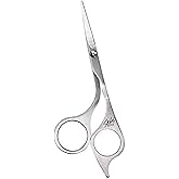 Seki EDGE Professional Hair Grooming Scissors, SS-910, 1 Count | Stainless Steel Trimming Shears, Serrated Blade, Compact Travel Size, Beard, Mustache &amp; Eyebrow Trimming, Made in Japan