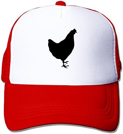 Pengle Hats Black Silhouette Chicken Trucker Hats Character Designs Hip Hop Baseball Caps
