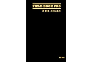 The Perfect Field Surveying Notebook for Professionals | for Engineers, Construction Foreman, Surveyors, Contractors and Geol