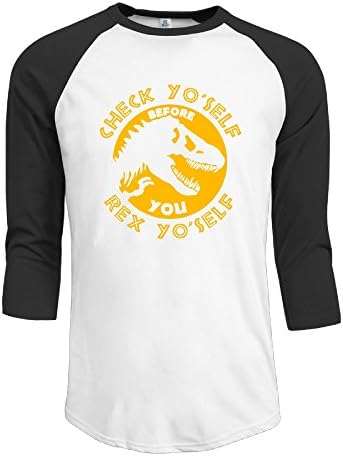 Men's Check Yo'Self Before You Rex Yo'Self Baseball Jerseys Baseball Shirts