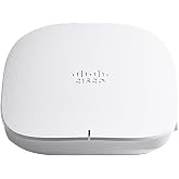 Cisco Business Ethernet 150AX Wi-Fi 6 2x2 Access Point 1 GbE Port dual band- Ceiling Mount, PoE Injector Included, 3-Year Hardware Protection (CBW150AX-B-NA)