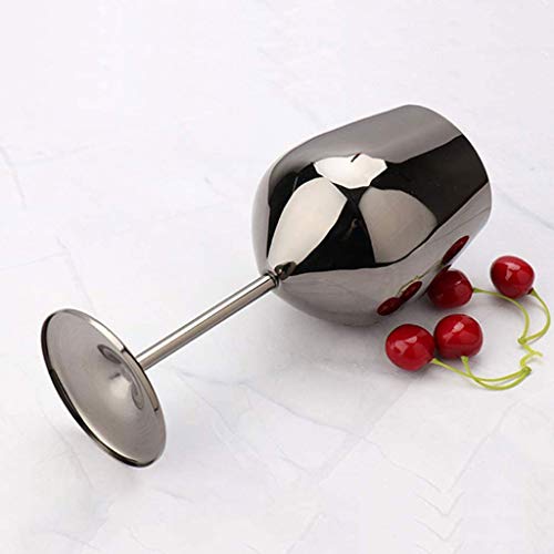 Fikujap Cocktailglas, Rotweingläser, Edelstahl 304 Glatt Spiegelpoliert, Langlebig, Wiederverwendbar, Für Bar Party… – Bild 5
