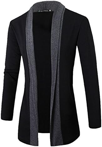 Also Easy Jacket Men coat wool long sleeve slim Lapel collar england fashion style men clotheshot sale Dark Grey L
