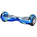 XtremepowerUS Self Balancing Scooter Hoverboard UL2272 Certified, w/Bluetooth Speaker and LED Light (Blue)