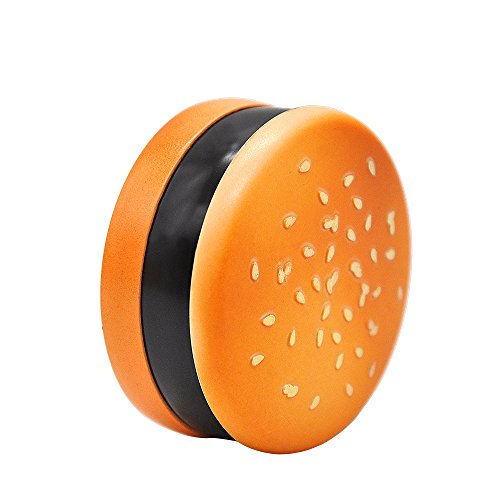 Autumn Water Hamburger Herb Grinder 3 Part 55 MM With Shark Teeth Metal Spice Herb Grinder Spice Grinder Hand Muller