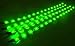Cutequeen 30cm LED Car Flexible Waterproof Light Strip Green (pack of 4)