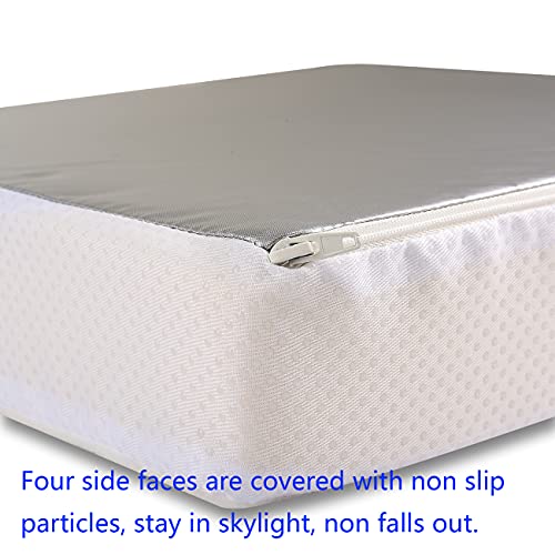 Non Slip RV Vent Insulator and Camper Shower Skylight Cover with Reflective Surface, Energy
