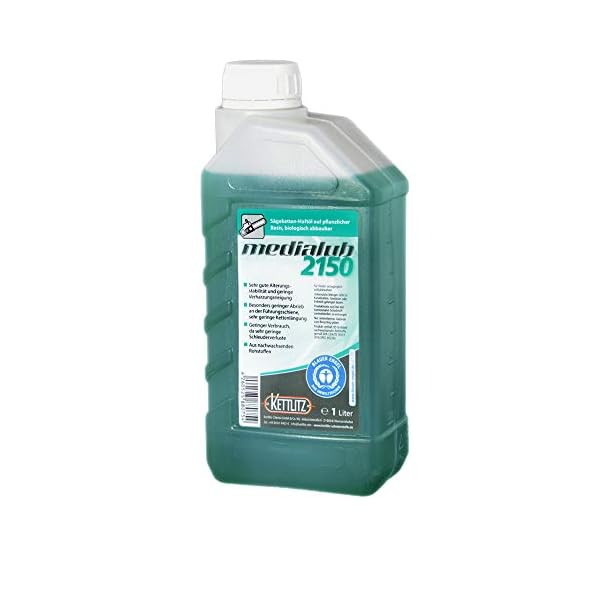 1 Liter Bio KettenÃ¶l KETTLITZ-Medialub 2150 "Blauer Engel" SÃ¤gekettenhaftÃ¶l biologisch abbaubar