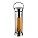 Sendida Portable Glass Water Bottle Flasks Double Walled Insulated Glass Thermoses Flasks, Thermal Carafes, with Stainless Steel Twist Off Lids, Tea Infuser and Handle for Sports