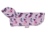 RC Pet Products Packable Dog Rain Poncho, X-Large, Butterflies