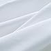 SUSYBAO White Duvet Cover Queen 100% Cotton 3 Pcs Set 1 Solid Color Hotel Duvet Cover with Zipper Ties 2 Pillow Shams Farmhouse Hotel Collection White Bedding Set Soft