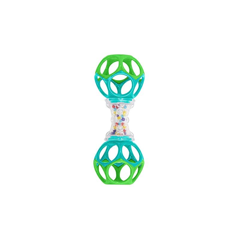 Bright Starts Oball Shaker Rattle Toy, Ages Newborn +