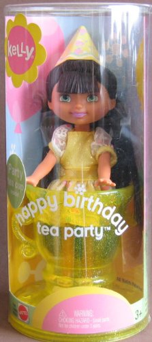 Barbie Kelly Happy Birthday MARIA Tea Party Doll - Lemon Head Style (2003)