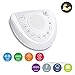 White Noise Sound Machine, Sleep Relax Sound Machine with 8 Soothing Nature Sounds,Ocean,Wave,Rain,Forest Sound,3 Auto-Off Timer Option,Battery or Adapter Operated-White
