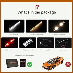 DALDED LED Lighting Kit for Lego Technic