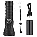 TATTU U3 UV Flashlight Rechargeable 395nm Black Light Torch Blacklight 10W Ultraviolet LED Lamp with Micro USB Charging Cable