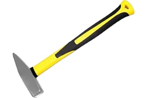 BJDSI 200g Engineers' Hammers,Blacksmith Hammer with Shock Reduction Grip,Professional Forging Hammer,Durable Blacksmithing Hammer. (1, 200g), Silver