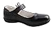 QHamThim Girls Leather Oxford Black School Uniform Outdoor Dress Mary Jane Shoe(Toddler/Little Kid/Big Kid)