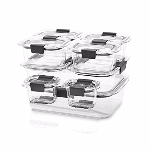 Rubbermaid Brilliance Microwavable Food Storage Container Set, 18Piece Pricepulse