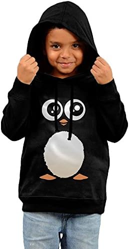 AKLNBYUH Cute Penguin Childrens Unisex Hooded Sweatshirt