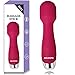 ARJOSPO Mini Wand Massager Handheld Therapeutic Travel Size with 16 Vibration Mode USB Rechargeable -Perfect Vibration Massage on Neck Back Foot Hand Pains and Sports Injury