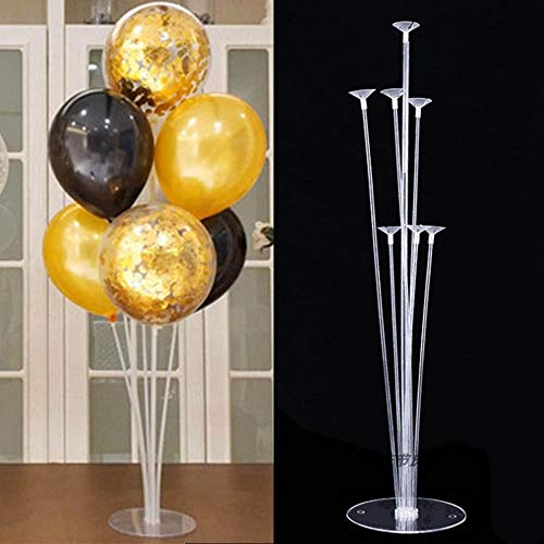7 Tubes Birthday Wedding Party Balloon Stand Holder Column Confetti Baby Shower Kids Children Decoration - Thumbnail 6