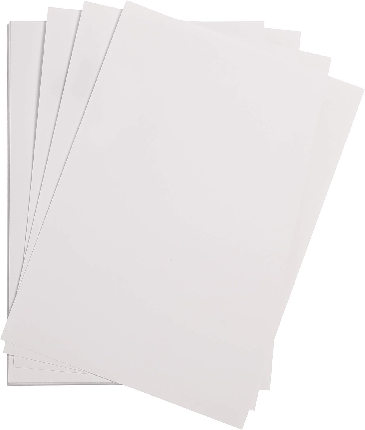 Clairefontaine - Ref 975563C - Maya Smooth Coloured Drawing Card (Pack of 25 Sheets) - 185gsm - A2 (59.4 x 42cm) - White Colour - Deep Dyed, Acid Free, pH Neutral