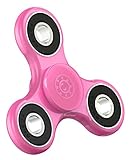 Glow-In-The-Dark Spinner, Hand Spinner Toy Kit by Boxgear for Relieving ADHD, Anxiety, Boredom Spins for up to 2 Minutes Non-3D Printed. Premium Weighted and Balanced Hand Spinner - Pnk