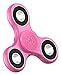 Glow-In-The-Dark Spinner, Hand Spinner Toy Kit by Boxgear for Relieving ADHD, Anxiety, Boredom Spins for up to 2 Minutes Non-3D Printed. Premium Weighted and Balanced Hand Spinner - Pnk