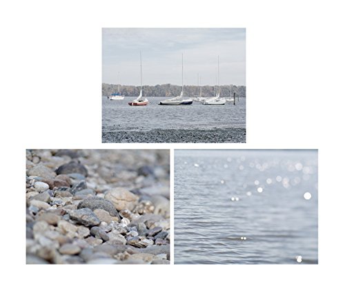 Lake Cottage Wall Decor Grey Wall Art For Bathroom Lake House Decor Shabby Chic Beach Photography Set Of 3 Prints Coastal Wall Art Lake House Gifts 20 Discount Handmade Cjp Org In