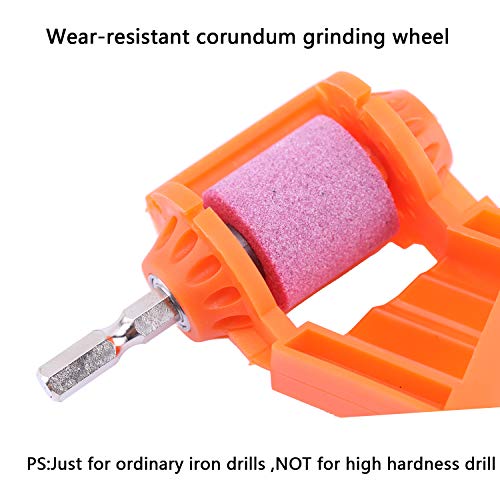 Drill Bit Sharpener for 2-12.5mm Bits,Corundum Grinding Wheel Portable Electric Power Drill Auxiliary Tool - Thumbnail 2