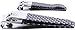 Luxitude Carbon Fiber Design Strong Steel Nail Clippers- 2 Pack