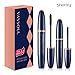 Vassoul 4D Silk Fiber Lash Mascara Sets - Waterproof Makeup Eyelash Extension, Sweat proof Long Curling Thick, Long-Lasting, Dramatic Extension, Crazy Long Washable Mascara