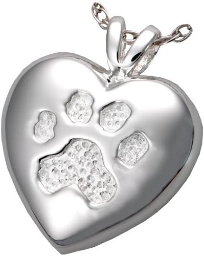 Memorial Gallery Pets 3198s A Touch Of Your Paw Sterling Silver Cremation Pet Jewelry
