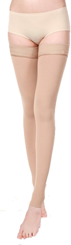 Thigh High Compression Socks (20-30mmHg), Compression Stockings for Men & Women