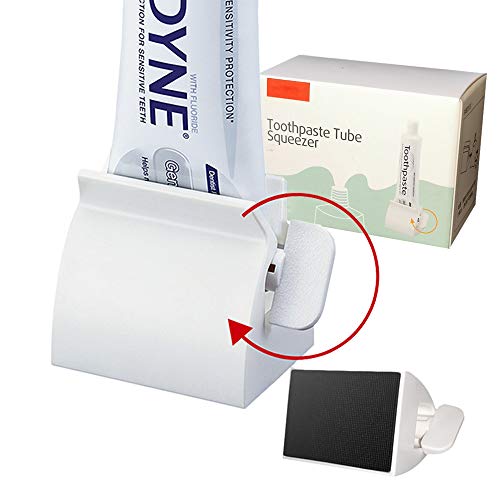ONDY Rolling Tube Toothpaste Squeezer,Heavy-Duty Toothpaste Dispenser With Rubber Pad Multi-function Squeezer for Cleansing Foam,Hair Gel,Cosmetic Samples,Ointments