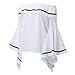 SIMSHION Women's Summer Off Shoulder Trumpet Sleeve Ruffled Collar Casual Blouse Tops Shirts