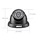 ZOSI 720P HD 1280TVL 1.0MP Hi-Resolution 4 in 1 TVI/CVI/AHD/CVBS CCTV Camera Home Security System Day/Night Vision For HD-TVI, AHD, CVI, and CVBS/960H analog DVR systems(Black)