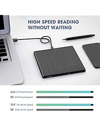 VicTsing - Unidad de CD externa USB 3.0