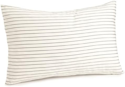 Calvin Klein Home Studio Collection Seersucker Stripe Decorative Pillow, Charcoal