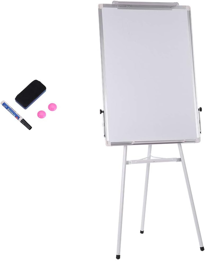 Fiudx White Board,Office Easel Whiteboard,Home 36 x 24 Tripod Whiteboard,Magnetic Flipchart Easel Stand,Mobile Whiteboard,Portable Erase Board,Office Presentation Board