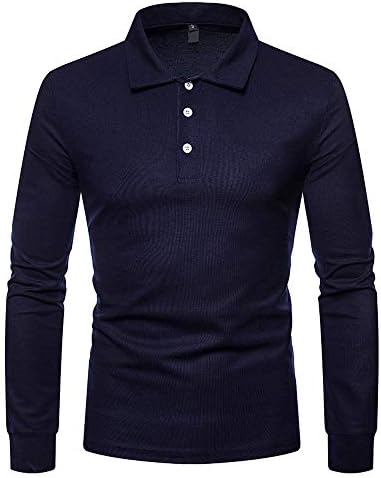 Blouse Polo Shirt Clearance AfterSo Men Casual Button Tops Sweatshirt Sweaters