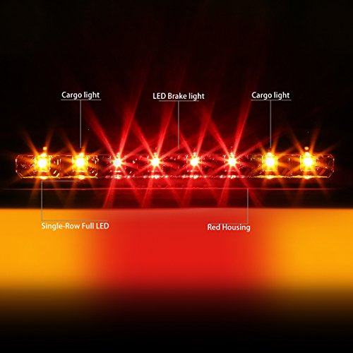 DNA MOTORING 3BL-DKT07-LED-RD Third Brake Light