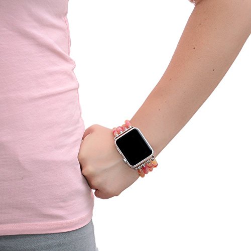 Jade Apple Watch Band 38mm - 42mm / Apple Watch Accessories, Apple Watch Strap, iWatch Band, Lugs Adapter, No-clasp, Stretch Fit