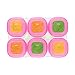 OXO Tot 2 ounce Baby Blocks Food Storage Containers, Pink