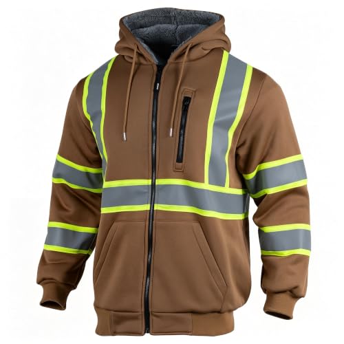 FONIRRA Hi Vis Hoodie Safety Jacket