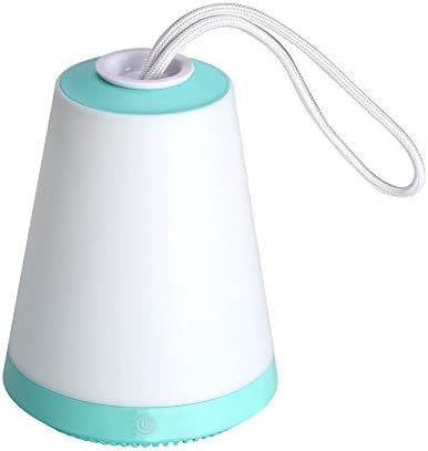 LED Table Lamp,Desk Kids Night Light,Portable Bedside Lamp, with 4-Modes Single Color and 7 Color Breathing Warm White Camping Lantern for Living Room Nursery Bedroom By STAJOY(Volcano)