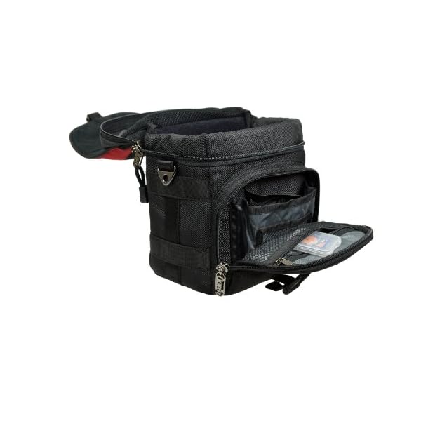 Progallio PRO-SET - Foto-Tasche Typ X-TREME OUTDOOR black-red professional mit Regencape im Set mit ultraleichtem… – Bild 6