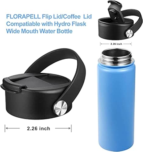 FLORAPELL Lid Compatible with Hydro Flask 12 16 18 20 32 40 OZ - Main Image